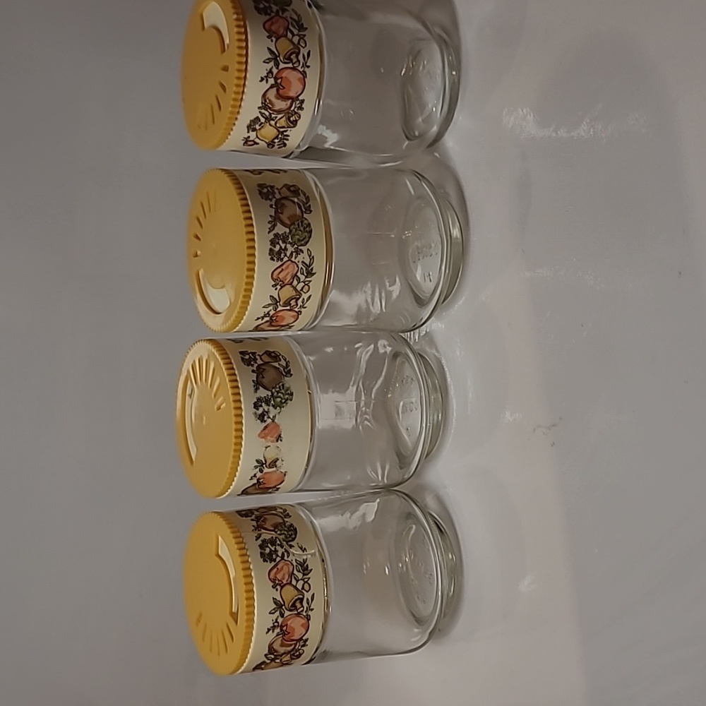 Gemco spice of life patterns Glass Jar Acrylic Rack Dial Shaker